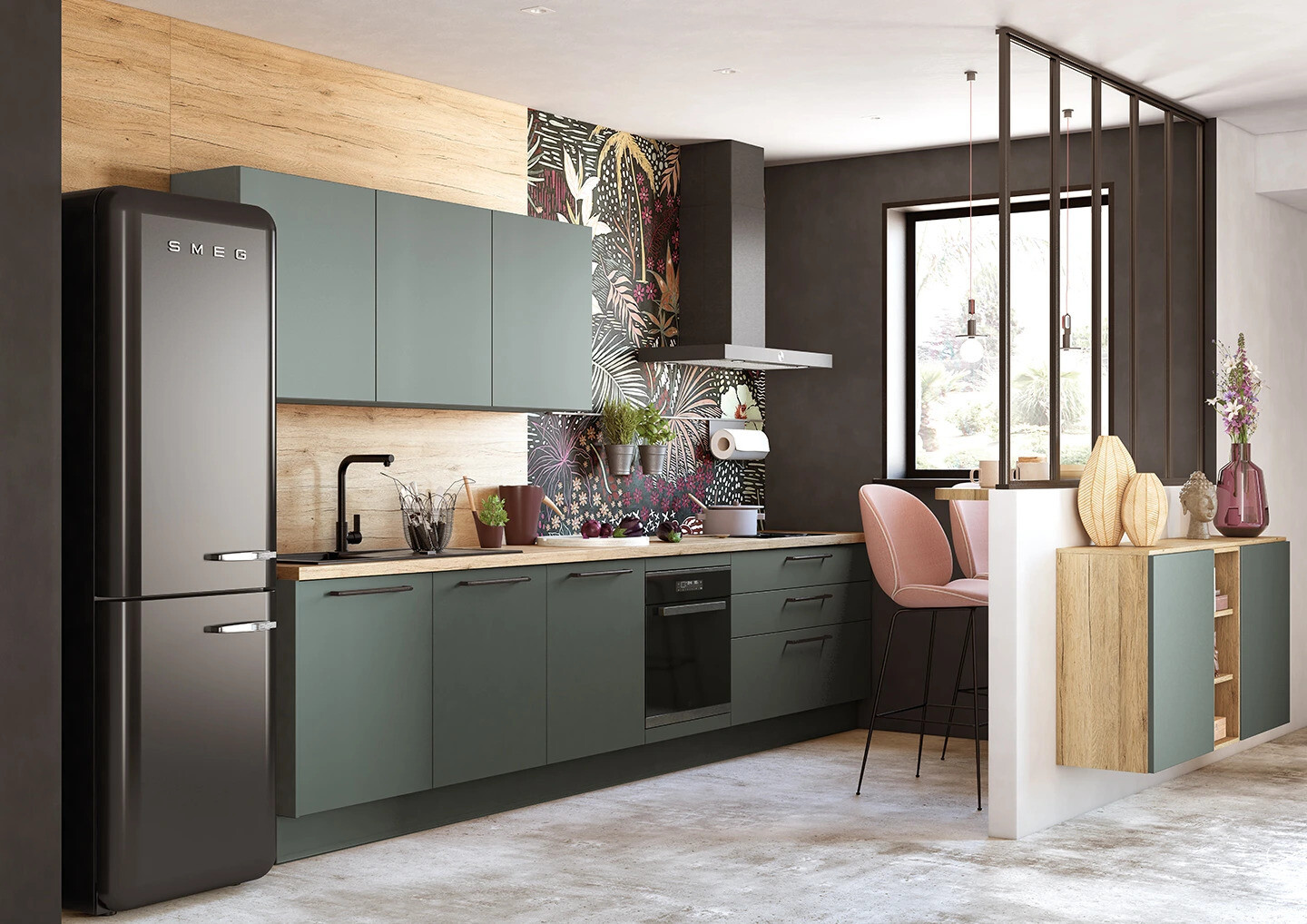 ANIA Vert Minéral Linéaire